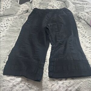 Free People Black Cropped Pants